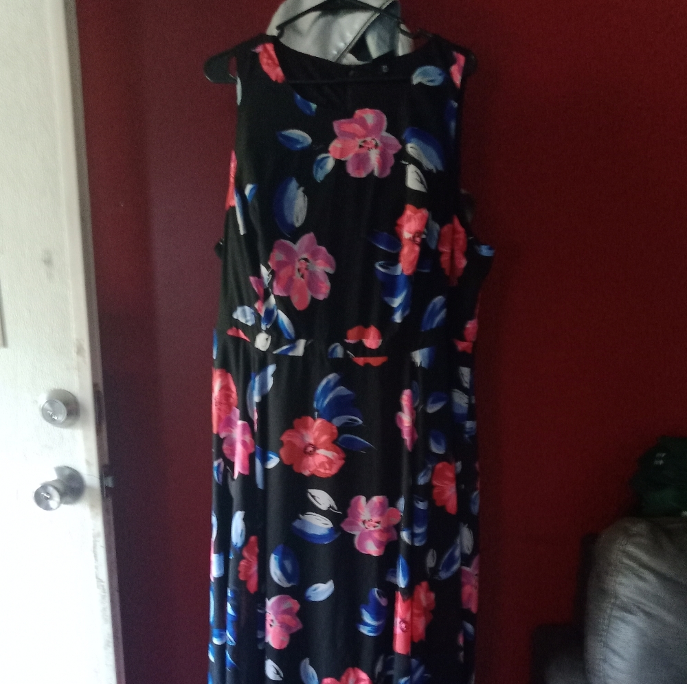 Long floral dress